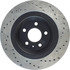 128.33125R by CENTRIC - Cross Drilled Rotor