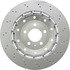 128.33126 by CENTRIC - Centric Premium OE Style Drilled Brake Rotor