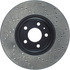 128.33136R by CENTRIC - Cross Drilled Rotor