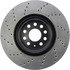 128.33144L by CENTRIC - Cross Drilled Rotor