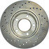 128.34013L by CENTRIC - Cross Drilled Rotor