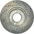 128.34013R by CENTRIC - Cross Drilled Rotor