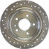 128.34016L by CENTRIC - Cross Drilled Rotor