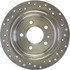 128.34016R by CENTRIC - Cross Drilled Rotor