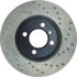 Centric 128.34018CR Disc Brake Rotor Sportstop Cryo Sport Drilled Rotor, Right