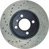 128.34018L by CENTRIC - Cross Drilled Rotor