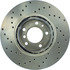 128.34021L by CENTRIC - Cross Drilled Rotor