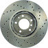 128.34021R by CENTRIC - Cross Drilled Rotor