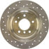 128.34025CL by CENTRIC - Sportstop Cryo Sport Drilled Rotor, Left