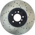 Centric 128.34031R Disc Brake Rotor Cross Drilled Rotor