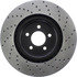 128.61089CR by CENTRIC - Sportstop Cryo Sport Drilled Rotor, Right