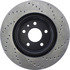 128.61102R by CENTRIC - Cross Drilled Rotor