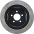 Centric 128.61109CL Disc Brake Rotor Sportstop Cryo Sport Drilled Rotor, Left