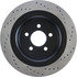 128.61109R by CENTRIC - Sport Cross Drilled Brake Rotor, Right