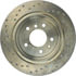 Centric 128.34034CL Disc Brake Rotor Sportstop Cryo Sport Drilled Rotor, Left