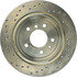 Centric 128.34034L Disc Brake Rotor Cross Drilled Rotor