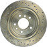 128.34034R by CENTRIC - Cross Drilled Rotor