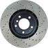 Centric 128.34039CR Disc Brake Rotor Sportstop Cryo Sport Drilled Rotor, Right