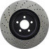 128.61089CL by CENTRIC - Sportstop Cryo Sport Drilled Rotor, Left