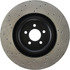 128.61116L by CENTRIC - Sport Cross Drilled Brake Rotor, Left