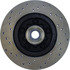 128.62002L by CENTRIC - Sport Cross Drilled Brake Rotor, Left
