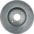 227.61082L by CENTRIC - Select Sport Drilled & Slotted Rotor, Left