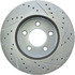 227.61085R by CENTRIC - Select Sport Drilled & Slotted Rotor, Right