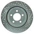 227.61087R by CENTRIC - Select Sport Drilled & Slotted Rotor, Right