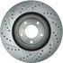 227.61090L by CENTRIC - Select Sport Drilled & Slotted Rotor, Left