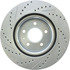 227.61102L by CENTRIC - Select Sport Drilled & Slotted Rotor, Left