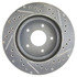 227.62010R by CENTRIC - Select Sport Drilled & Slotted Rotor, Right