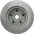 227.62012L by CENTRIC - Select Sport Drilled & Slotted Rotor, Left