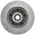 227.62013R by CENTRIC - Select Sport Drilled & Slotted Rotor, Right