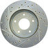 227.62025L by CENTRIC - Select Sport Drilled & Slotted Rotor, Left