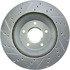 227.62046L by CENTRIC - Select Sport Drilled & Slotted Rotor, Left