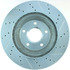 Centric 227.62047R Disc Brake Rotor Select Sport Drilled & Slotted Rotor, Right