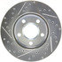 227.62050L by CENTRIC - Select Sport Drilled & Slotted Rotor, Left