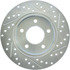 227.62051R by CENTRIC - Select Sport Drilled & Slotted Rotor, Right