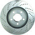 227.62055L by CENTRIC - Select Sport Drilled & Slotted Rotor, Left