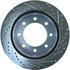 227.65071R by CENTRIC - Select Sport Drilled & Slotted Rotor, Right