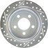 227.62058L by CENTRIC - Select Sport Drilled & Slotted Rotor, Left