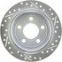 227.62058R by CENTRIC - Select Sport Drilled & Slotted Rotor, Right