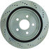 227.62065R by CENTRIC - Select Sport Drilled & Slotted Rotor, Right