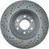 227.62082L by CENTRIC - Select Sport Drilled & Slotted Rotor, Left