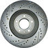 227.62084L by CENTRIC - Select Sport Drilled & Slotted Rotor, Left