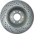 227.62082R by CENTRIC - Select Sport Drilled & Slotted Rotor, Right