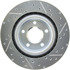 227.62085R by CENTRIC - Select Sport Drilled & Slotted Rotor, Right