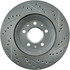 227.62084R by CENTRIC - Select Sport Drilled & Slotted Rotor, Right