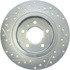 227.62101L by CENTRIC - Select Sport Drilled & Slotted Rotor, Left