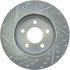 227.63039L by CENTRIC - Select Sport Drilled & Slotted Rotor, Left